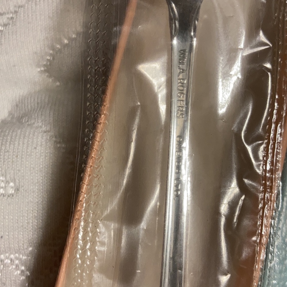 Wm A Rogers Oneida LTD Silver Baby Spoon